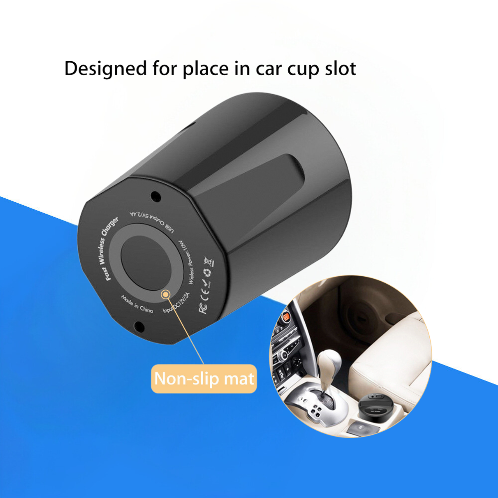 Wireless Car Charger Cup Holder