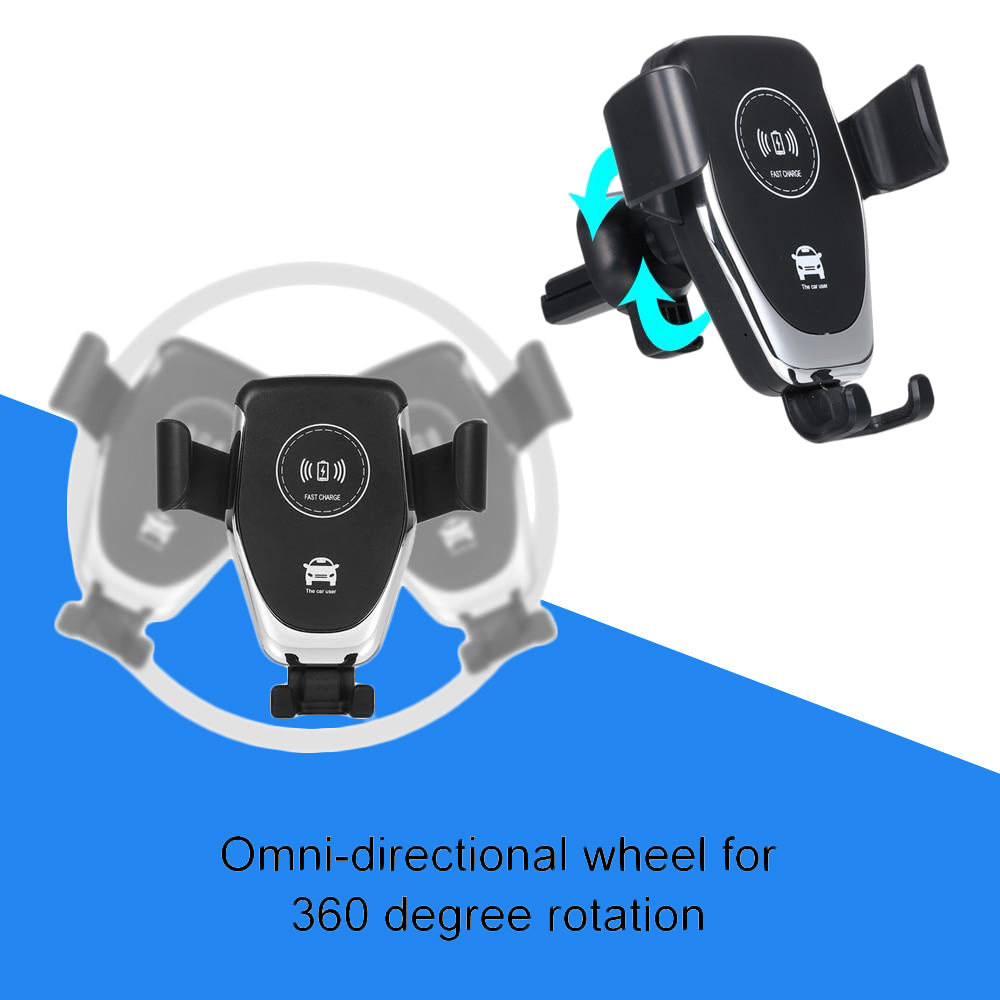 Universal Wireless Fast Charger with Car Mount Holder