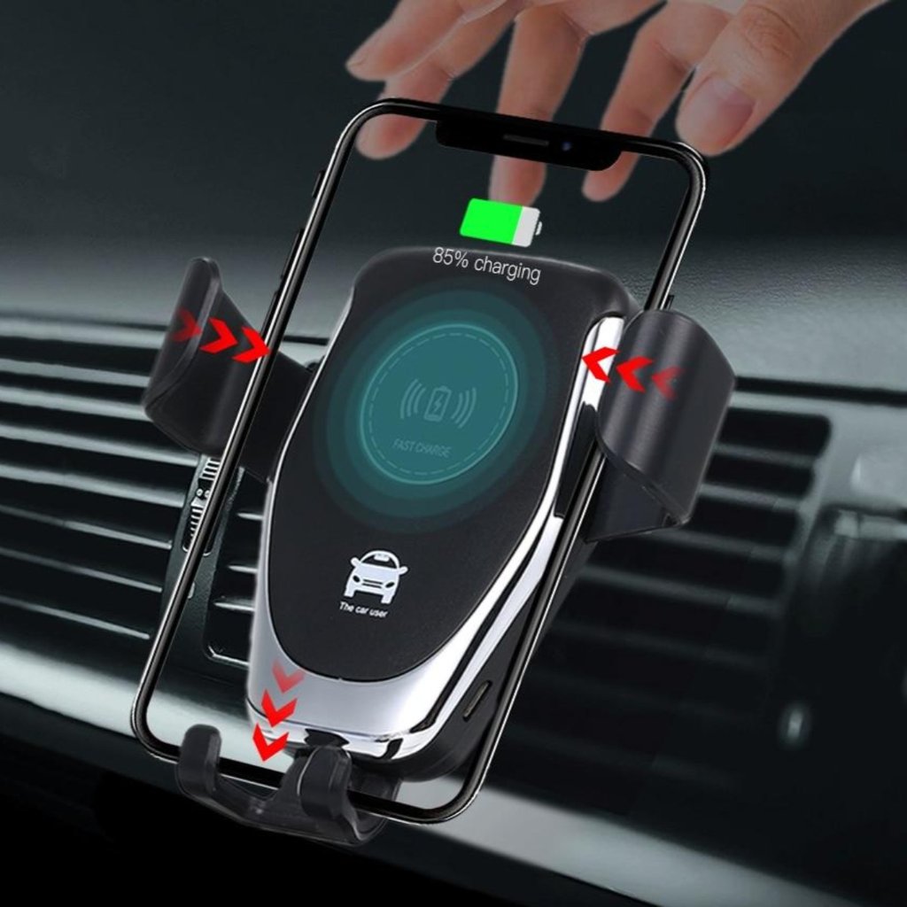 Universal Wireless Fast Charger with Car Mount Holder