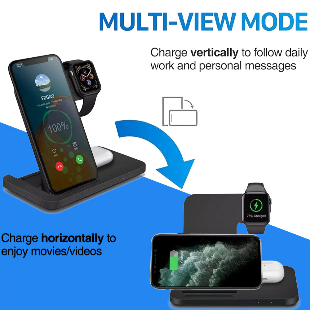 Ninja Dragons 3 in1 Wireless Foldable Charging Station