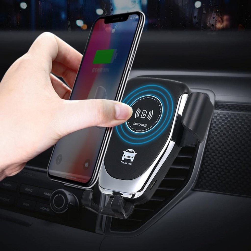 Universal Wireless Fast Charger with Car Mount Holder